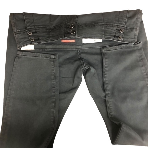 NWT Pilco Anthropologie Highrise Skinny SlateGray Stretch Waist Pocket Detail 30 - Picture 5 of 14
